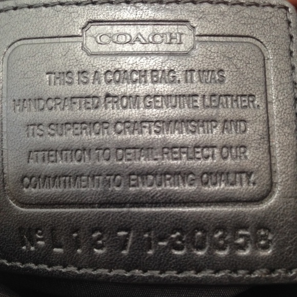 Coach Bleecker Mini Striped Borough Bag w/ Chain - Picture 8 of 8